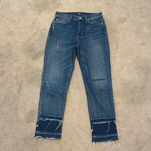 Hudson Jeans Dark Blue Cropped Denim